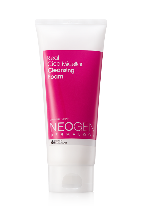 Neogen Dermalogy Cica Tree Micellar Cleansing Foam, Low-Acidic Hydrating Cleanser