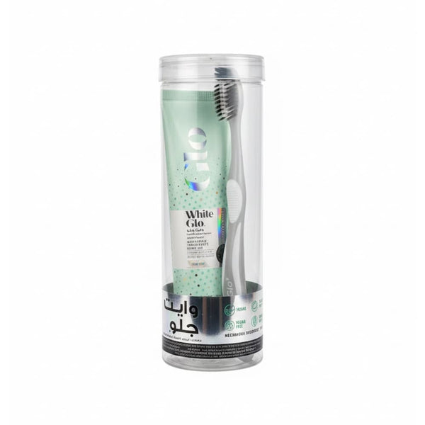 White Glow Toothpaste and Toothbrush Duo, Mint Flavor, Surface-Stain Removing Care