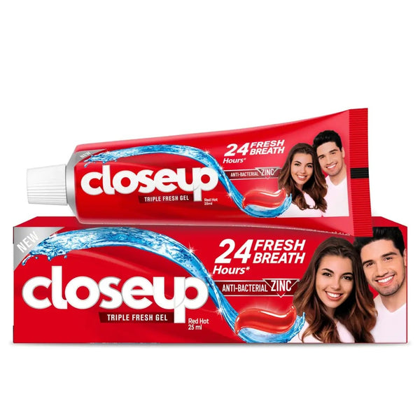 Closeup Triple Fresh Toothpaste Red Hot Freshness Formula 25 ml