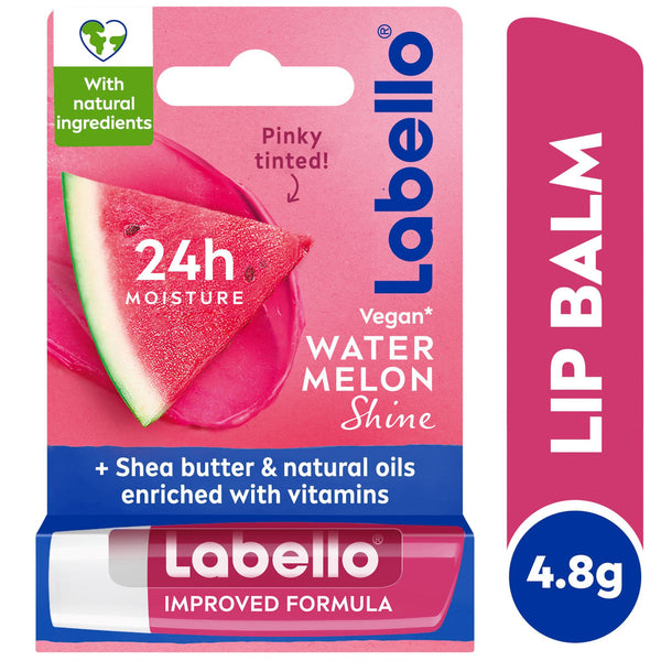 Labello Watermelon Shine Lip Balm Pink Tinted 4.8g