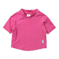 Green Sprouts Short Sleeve Rashguard Shirt UPF 50+ Hot Pink 3T