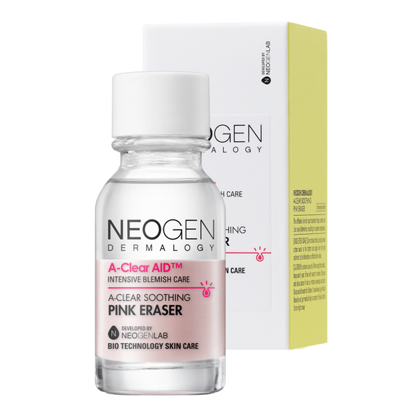 Neogen Dermalogy A-Clear Soothing Pink Eraser Fluid Blemish Spot Treatment with Centella Asiatica