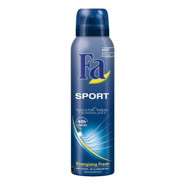 Fa Sport Deodorant Spray for Men, Long-Lasting Fragrance