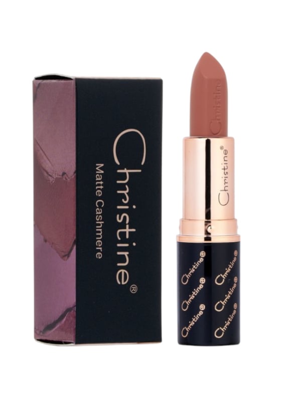 Christine Berry 2 Cashmere Lipstick Velvety Matte Shea Butter CH019-N