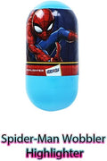 Marvel Spider-Man Wobbler Highlighter Non-Toxic Ink with Backer Card