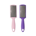 Jackie Stainless Steel Foot Scraper with Hard Plastic Handle