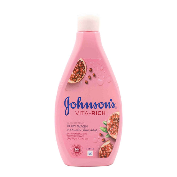 Johnson's Pomegranate Flower Body Wash Gel Moisturizing Formula 400 ml