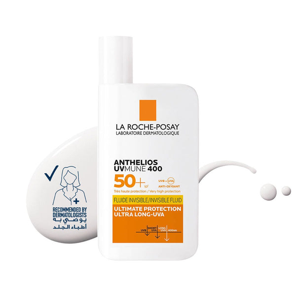 La Roche-Posay Anthelios UVMune 400 Invisible Fluid SPF 50+ Non-Perfumed Sunscreen 50 ml