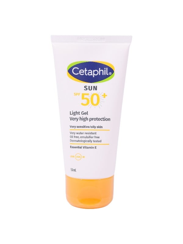 Cetaphil Sunscreen Gel SPF 50+ Lightweight Water-Resistant Formula 50ml