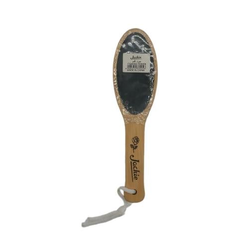 Jackie Oval Wooden Foot File Double-Sided Exfoliating Callus Remover