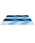 Skip Hop Playspot Geo Floor Tiles Foam Play Mat Blue Ombre 40 Triangles + 32 Edges