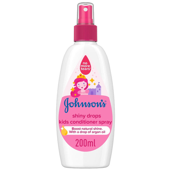 Johnson Baby Shiny Drops Kids Conditioner Spray Detangling Moisturizing Hair Care
