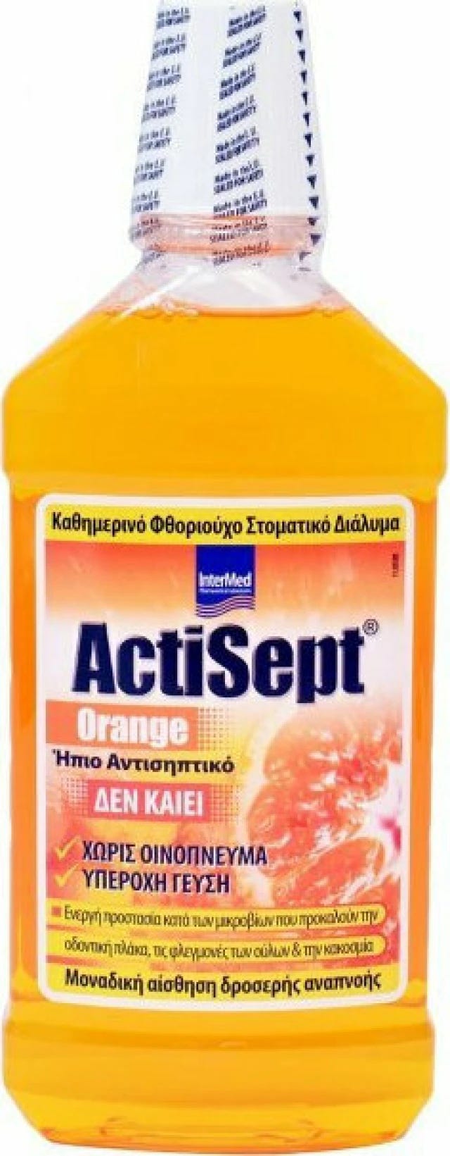 Intermed Actisept Orange Mouthwash 500ml