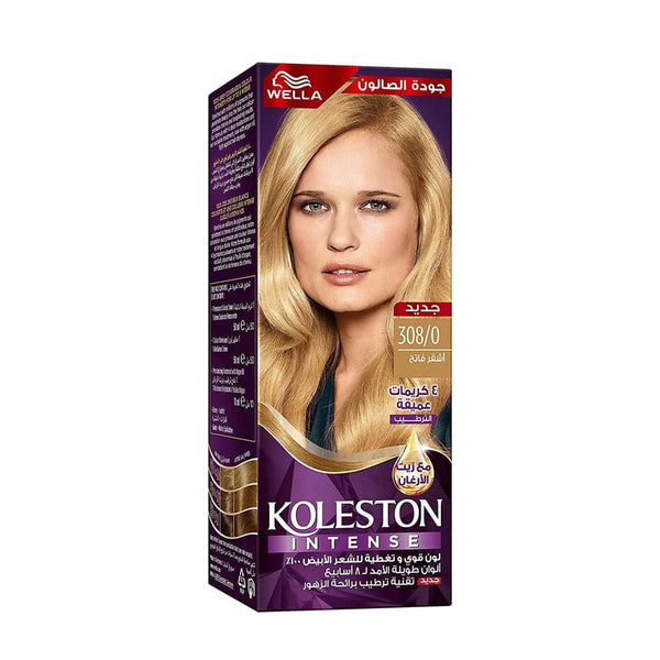 Wella Koleston Intense Permanent Hair Colour Light Blonde 308/0