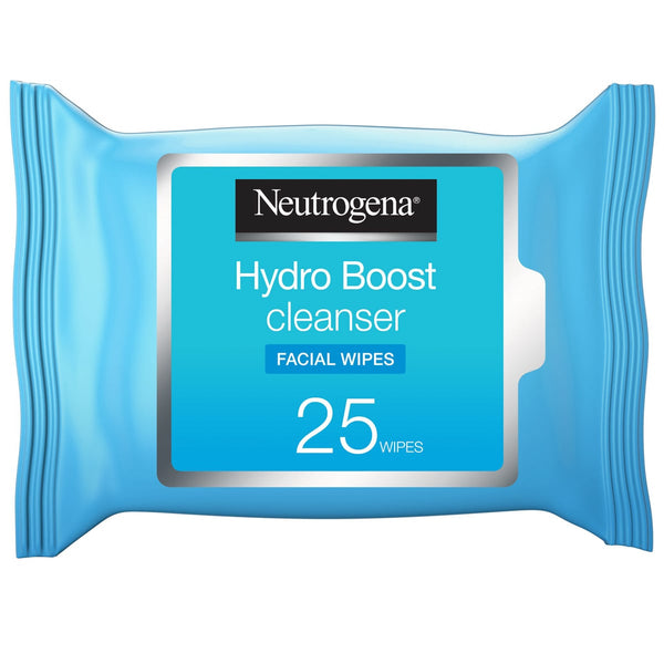 Neutrogena Hydro Boost Facial Cleansing Wipes Hydrating Lotion 25 Count