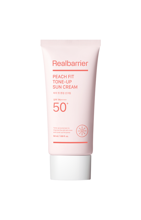 Real Barrier Peach Fit Tone-Up Sun Cream SPF50+ PA++++ 50ml