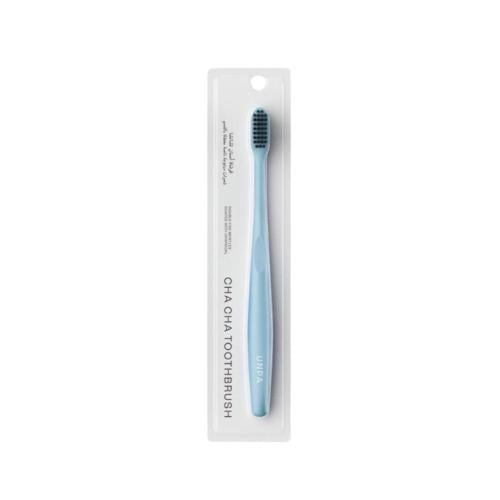 Onba Cha Cha Soft Bristle Charcoal Toothbrush Light Blue