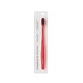Onba Cha Cha Soft Bristle Charcoal Toothbrush Cherry Red