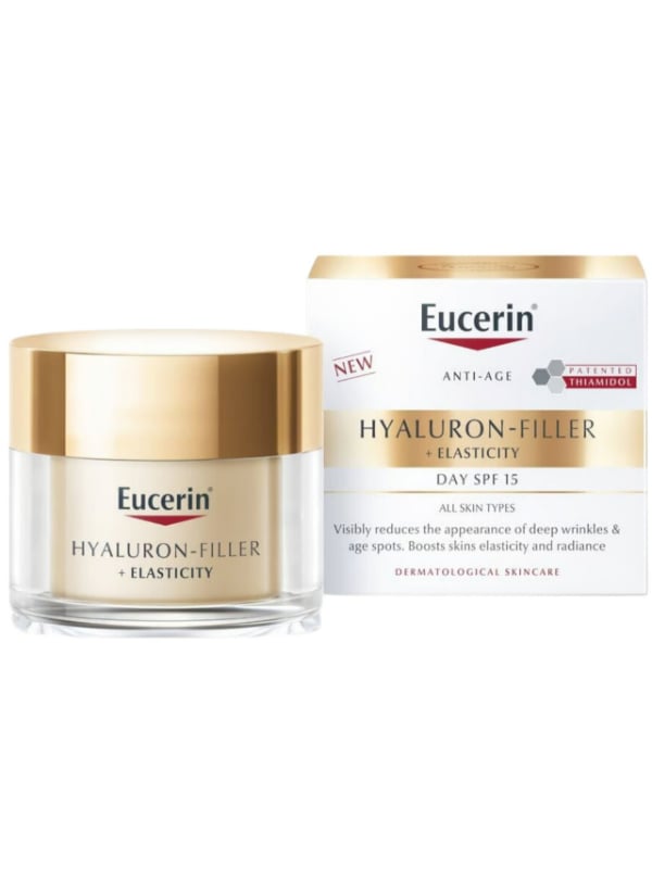Eucerin Anti-Wrinkle + Elasticity Day Cream SPF 15 Hyaluronic Acid Thiamidol 50ml