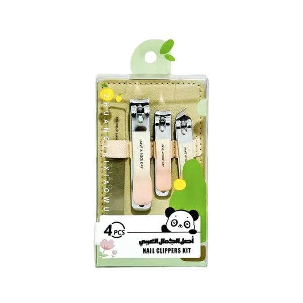 Viola Nail Clipper Set Stainless Steel Ergonomic Nail Care Tools, 4 Pieces