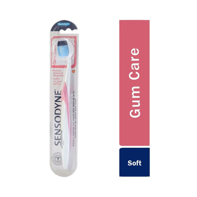 Sensodyne Gum Care Soft Toothbrush, Rounded Bristles, Small Oval Head