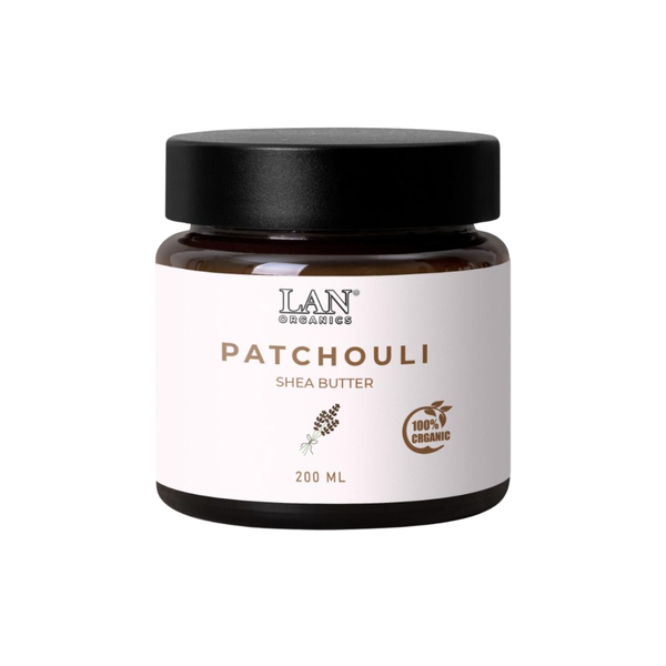 Lan Organics Patchouli Shea Butter Rich Moisturizing Body and Hair Butter 200ml