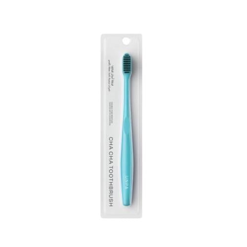 Onba Cha Cha Soft Bristle Charcoal Toothbrush Light Sky Blue