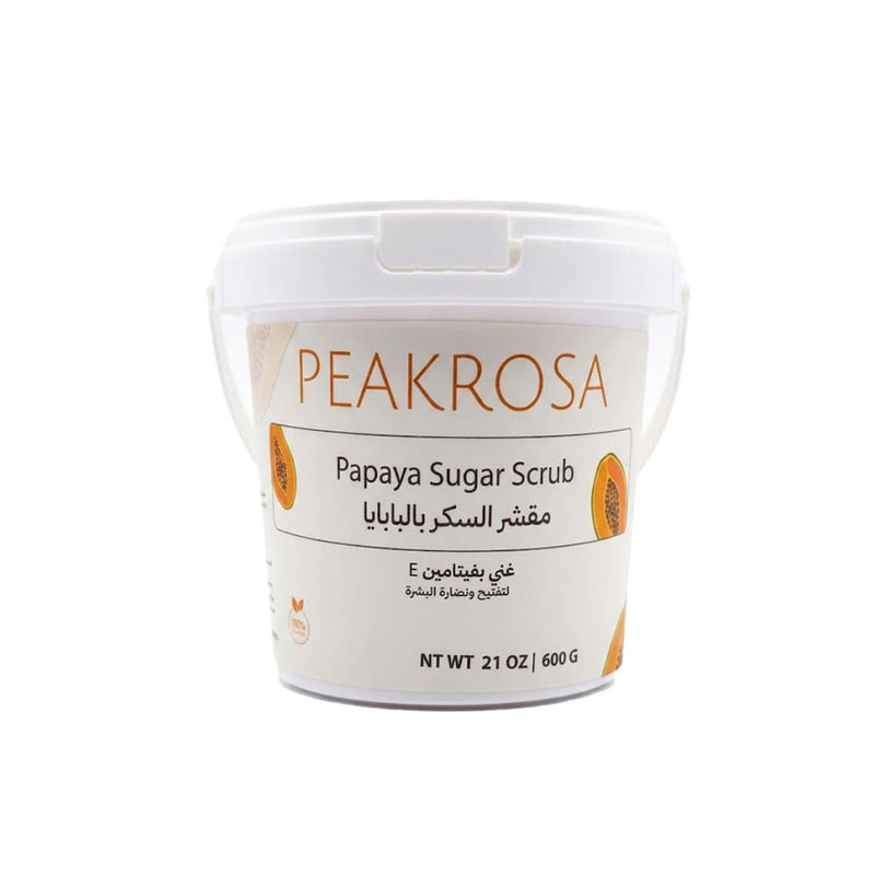 Peakrosa Papaya Sugar Scrub Body Scrub with Papaya Extract, 600g