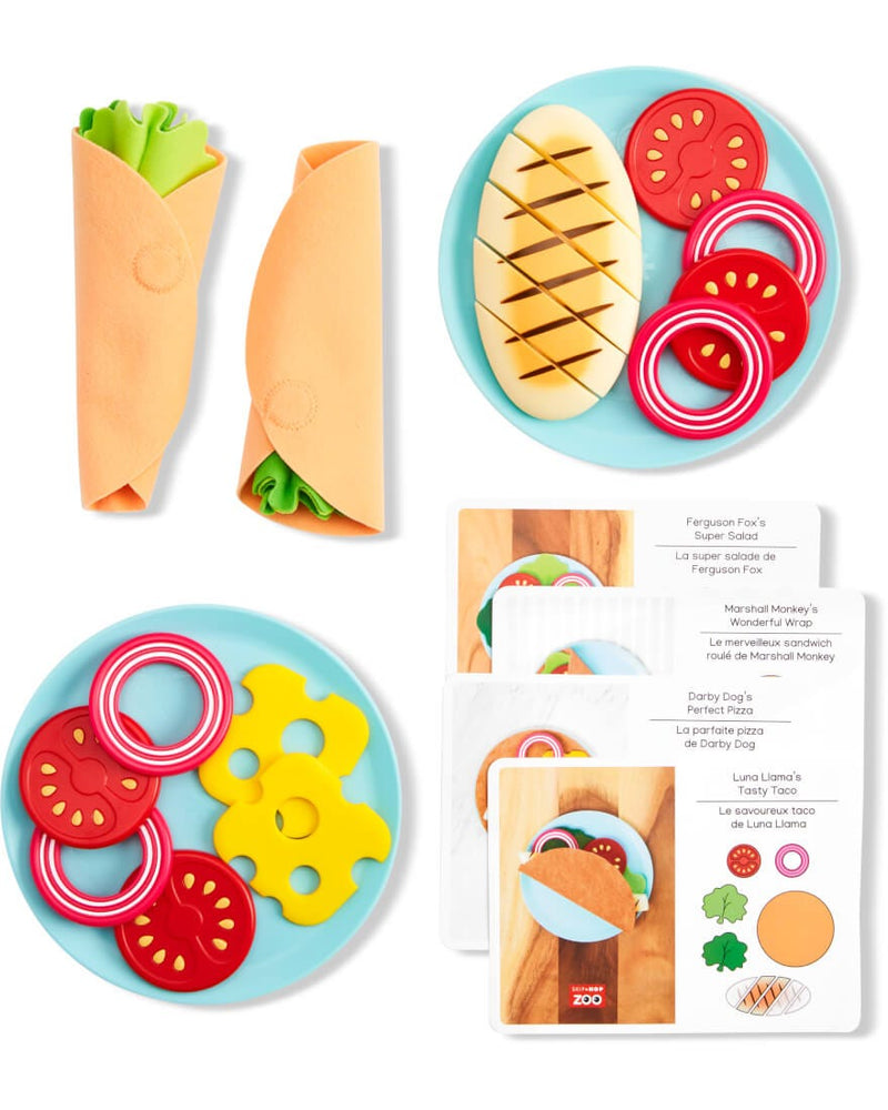 Skip Hop Zoo Little Chef Meal Kit Pretend Play Set, 26 Pieces, Ages 3+