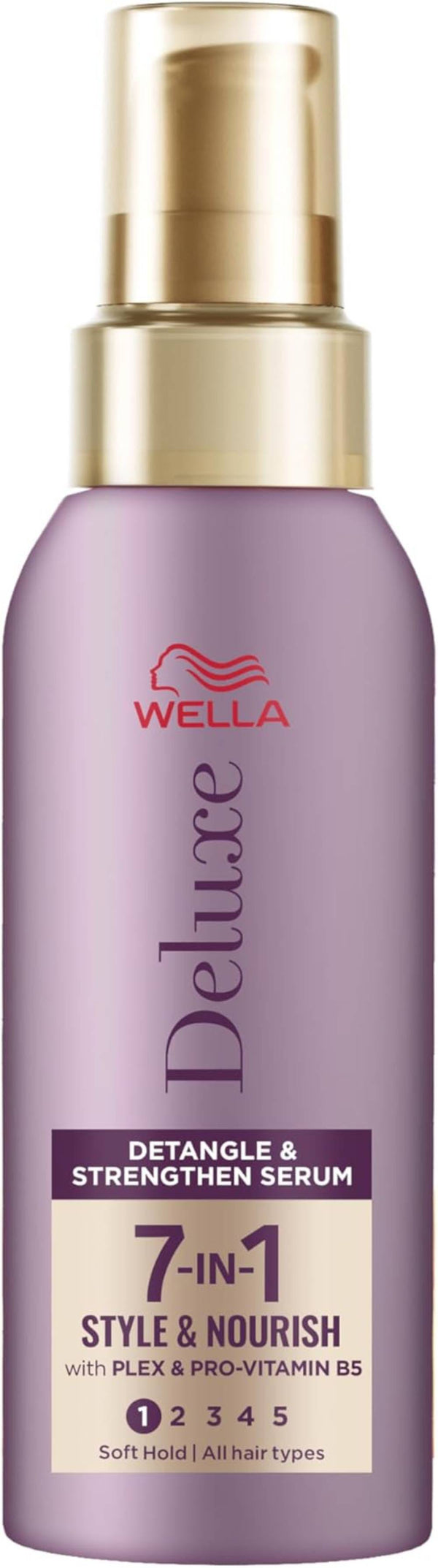 Wella Deluxe 7in1 Detangle & Strengthen Hair Serum Liquid Plex Pro-Vitamin B5 100 ml