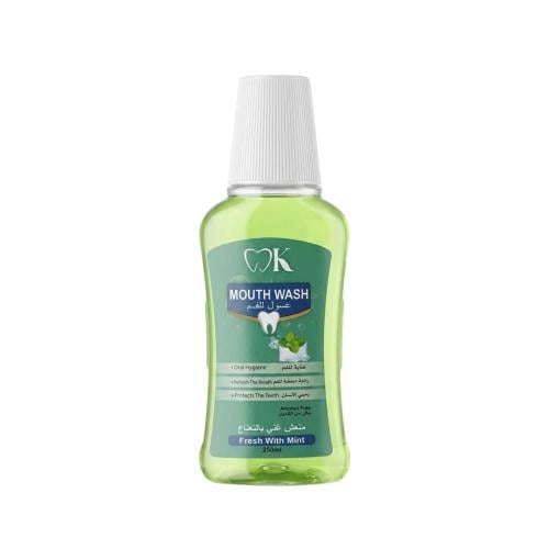 OK Mint Mouthwash Alcohol-Free Fresh Breath Formula 250ml