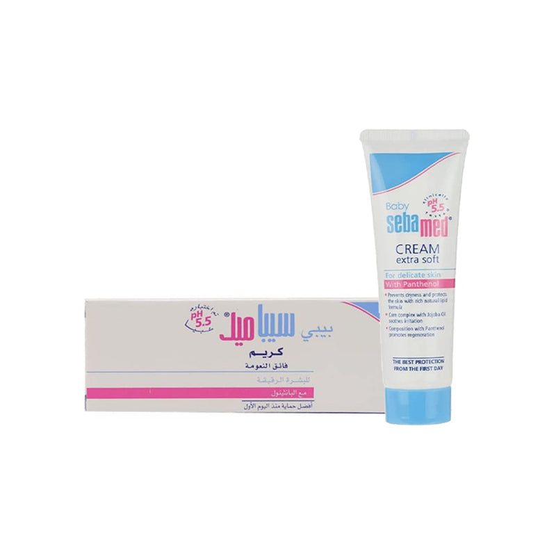 Sebamed Cream Extra Soft Delicate Skin Panthenol Jojoba Oil 50 ml