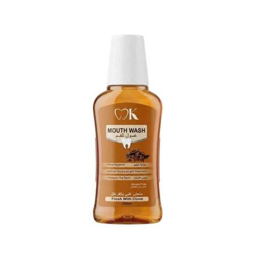 OK Clove Mouthwash Alcohol-Free Freshness and Plaque Care