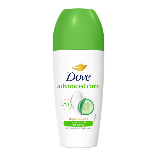 Dove Cucumber & Green Tea Antiperspirant Roll-On Hyaluronic Acid 50ml