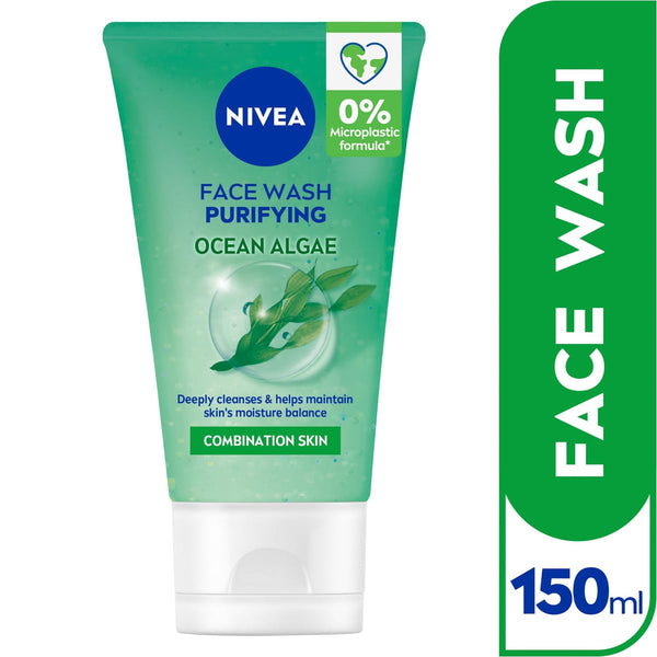 NIVEA Purifying Face Wash Gel Ocean Algae Combination Skin 150 ml