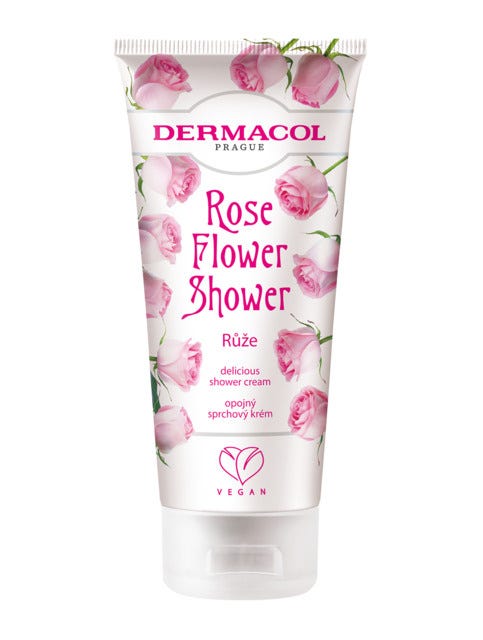 Dermacol Flower Care Shower Cream Rose with Damask Rose Extract and Nourishing Oils, 200 ml