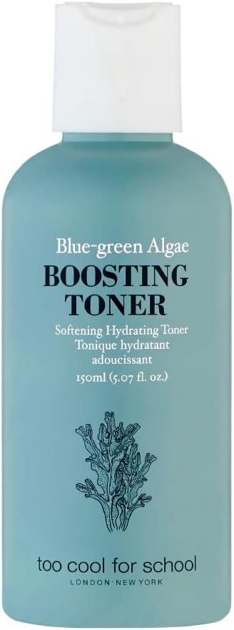 Too Cool For School Blue-Green Algae Boosting Toner Liquid Hydrating Formula 150ml