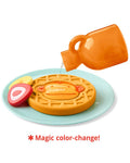 Skip Hop Zoo Waffle-Y Fun Pretend Play Set, Color-Change Waffle, 8 Pieces