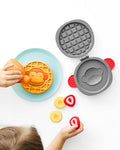 Skip Hop Zoo Waffle-Y Fun Pretend Play Set, Color-Change Waffle, 8 Pieces