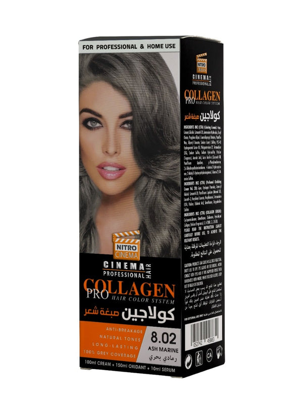 Nitro Canada Collagen Pro Hair Color Ash Marine 8.02