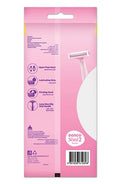 Dorco Shai2 Soft Disposable Razors for Women Double Blade Moisture Strip 7 Pieces