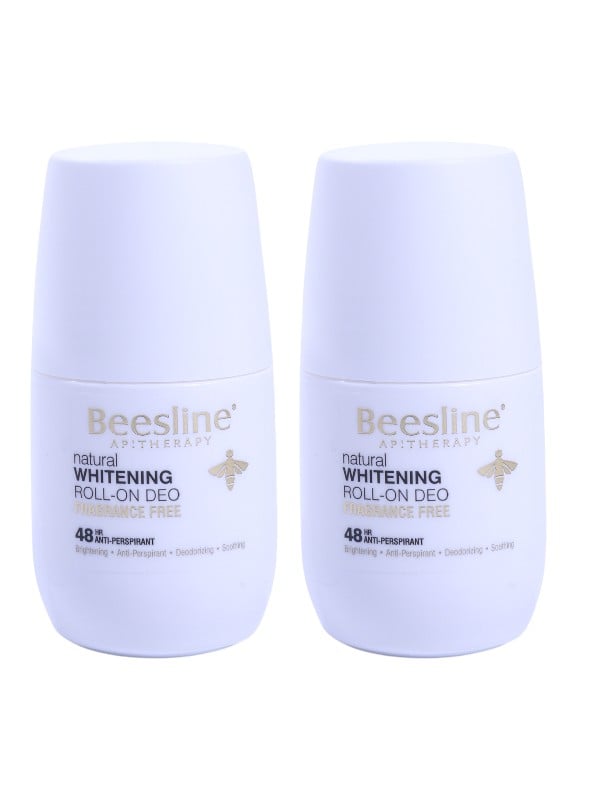 Beesline Fragrance-Free Roll-On Deodorant Unscented 50ml