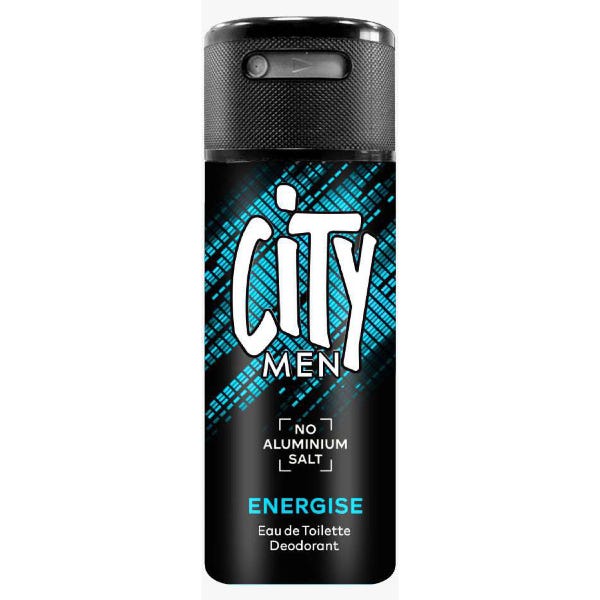 City Men Deo Spray Energise Quick-Dry Fragrance 150 ml
