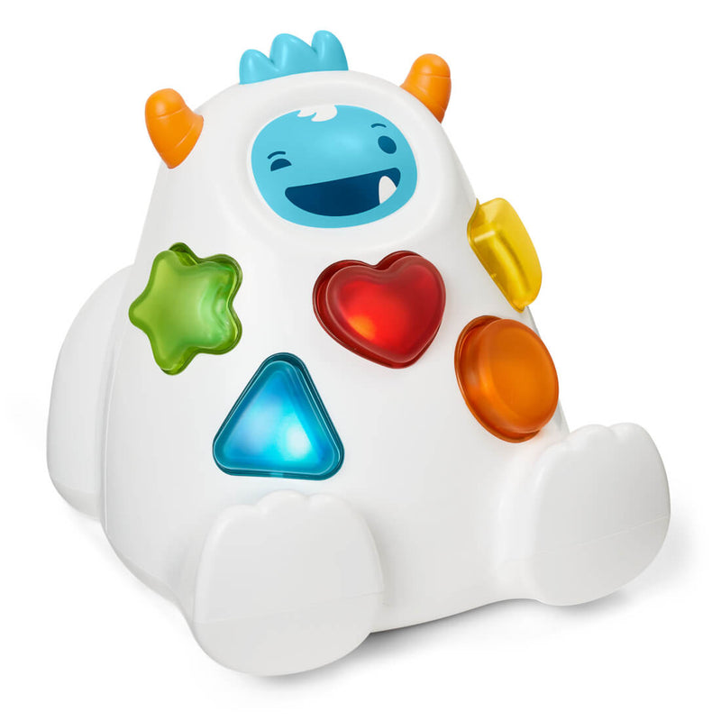 Skip Hop Explore & More Sort & Spin Yeti Educational Shape Sorter Toy, 3 Learning Stages, From 9 Months