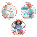 Skip Hop Explore & More Sort & Spin Yeti Educational Shape Sorter Toy, 3 Learning Stages, From 9 Months