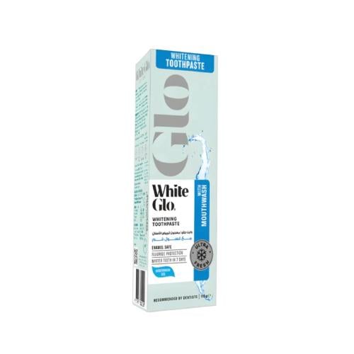White Glow 2-in-1 Whitening Toothpaste and Mouthwash, Deep Cleaning, 115g
