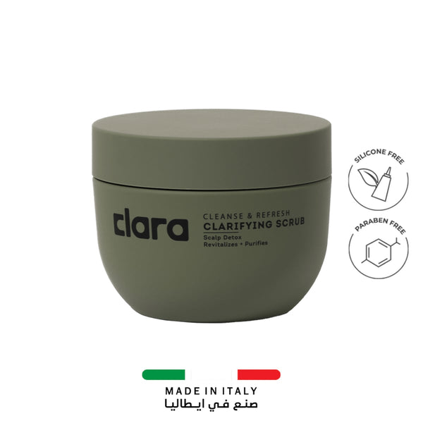 CLARA Clarifying Scrub Scalp Treatment with Mint Leaf Extract, 250ml