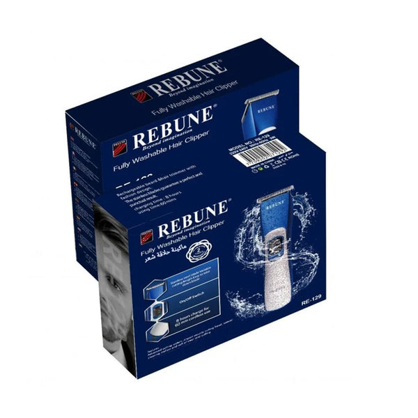 Rebune RE-129 Fully Washable Hair Clipper Rechargeable 3W
