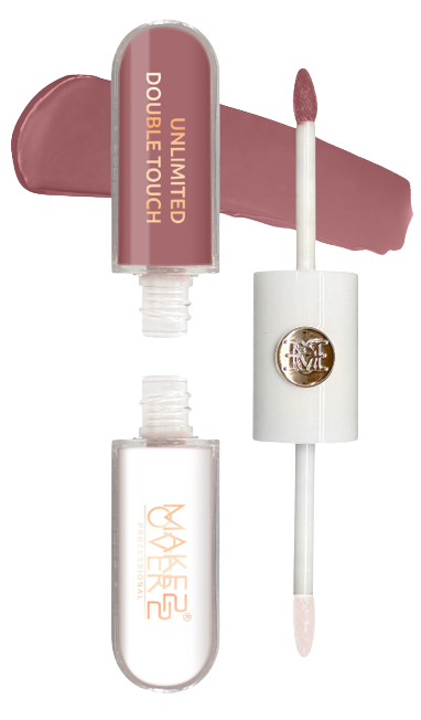 Makeover22 Unlimited Double Touch Lip Gloss Matte and Glossy Finish Shade 16