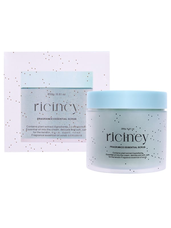 Riciney Sea Salt Body Scrub White Tea Creamy Exfoliating Formula 250g